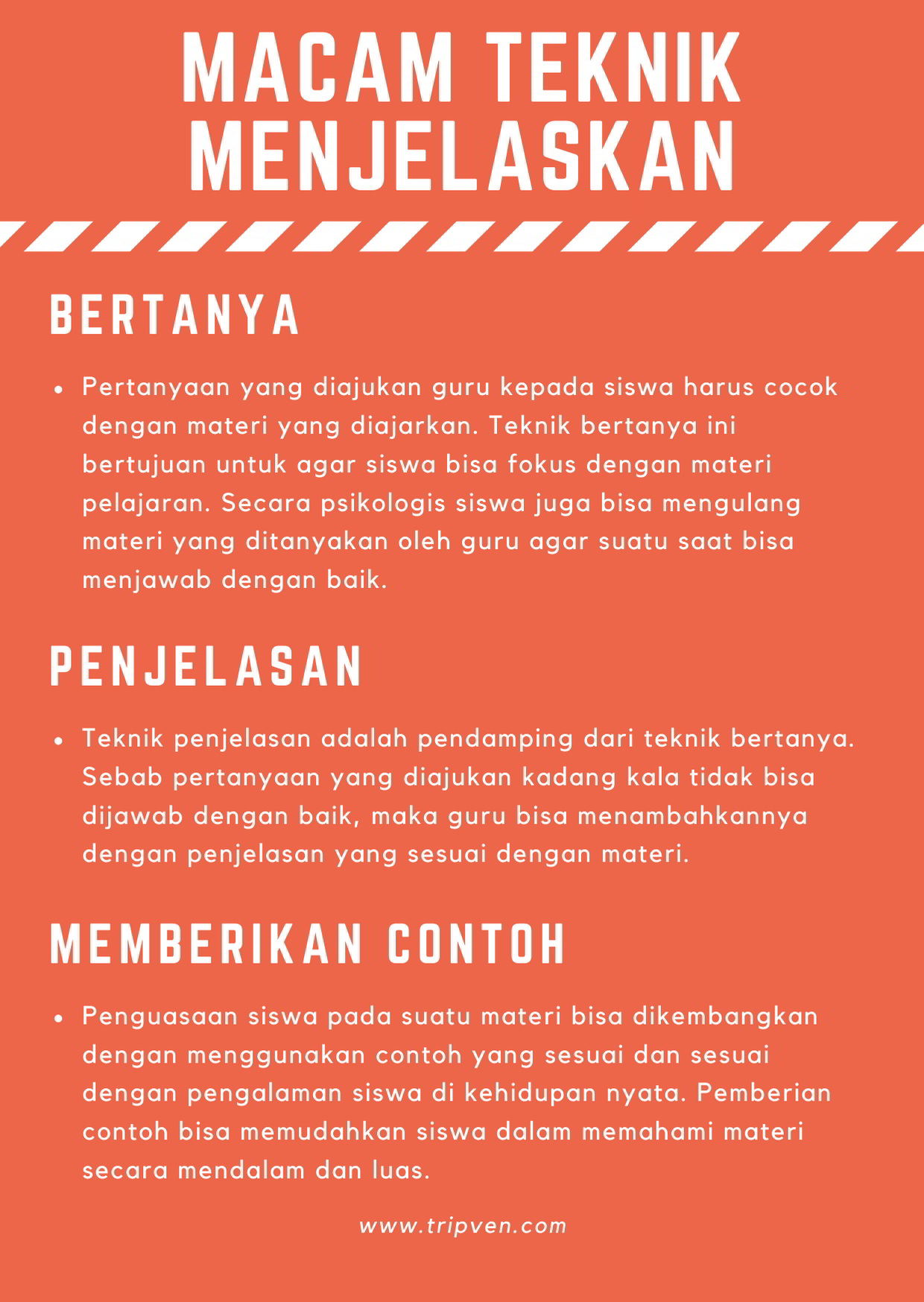 Macam Teknik Menjelaskan