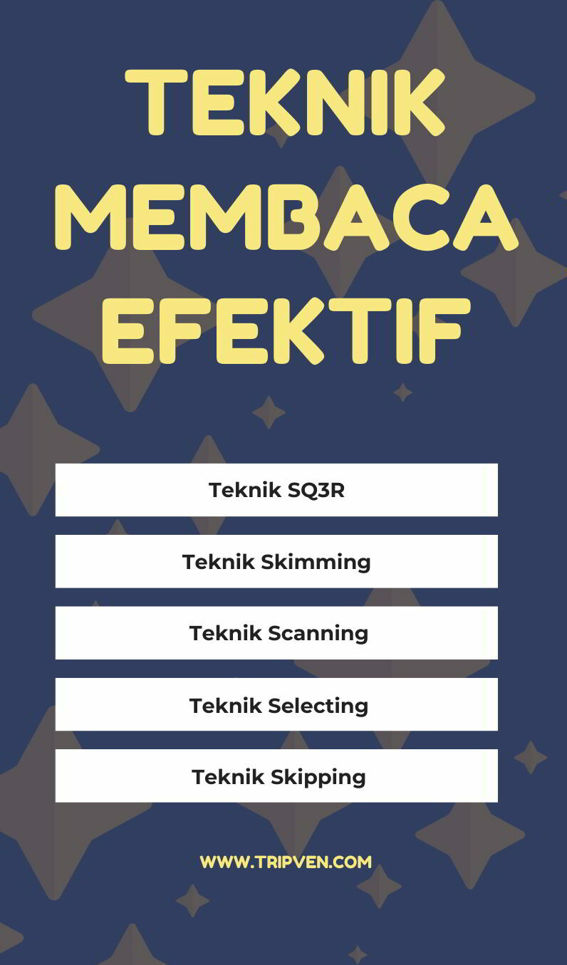 Tujuan Teknik Membaca Efektif