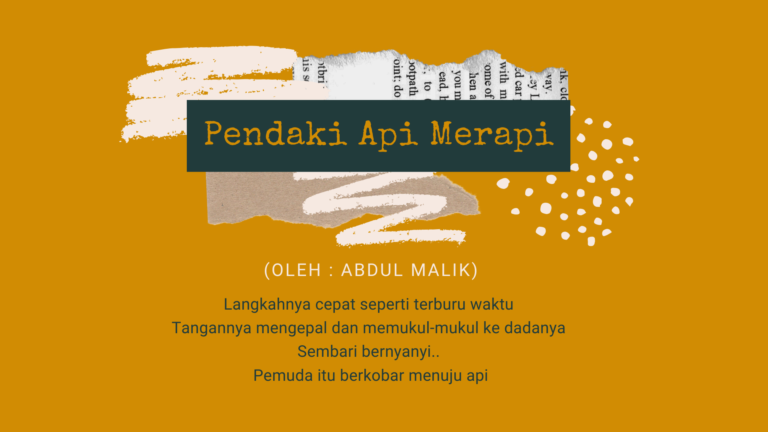 Pendaki api merapi