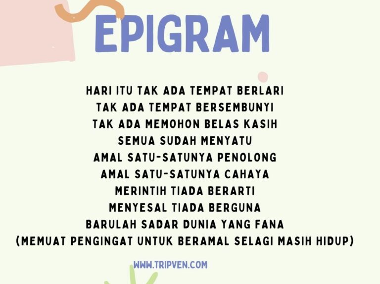 Contoh Epigram