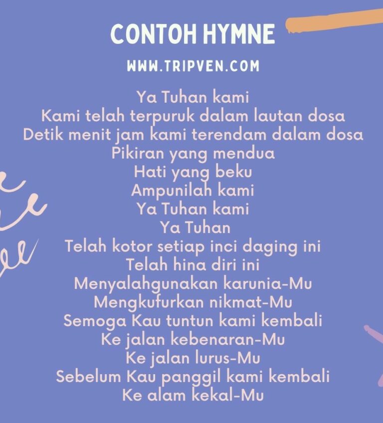 Contoh Hymne Puisi Baru singkat