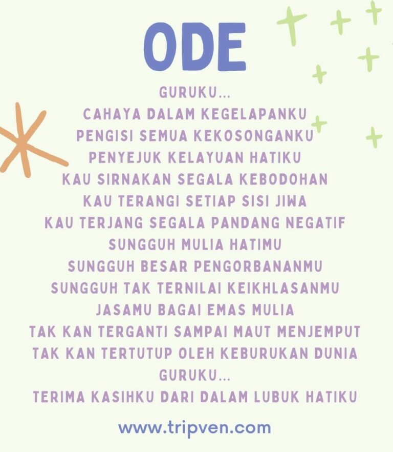 Puisi Baru Ode