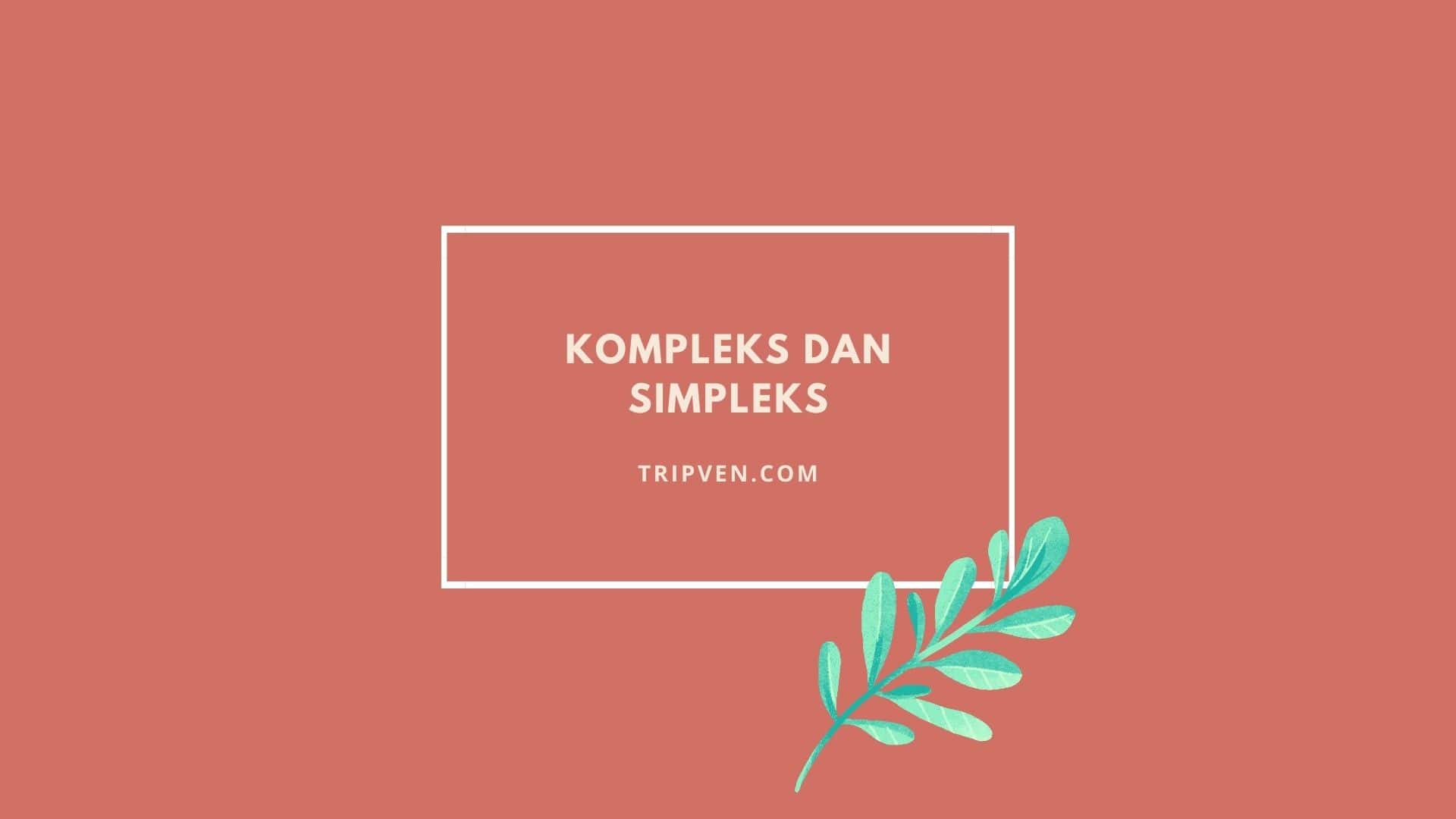 Ciri-ciri kalimat kompleks dan simpleks